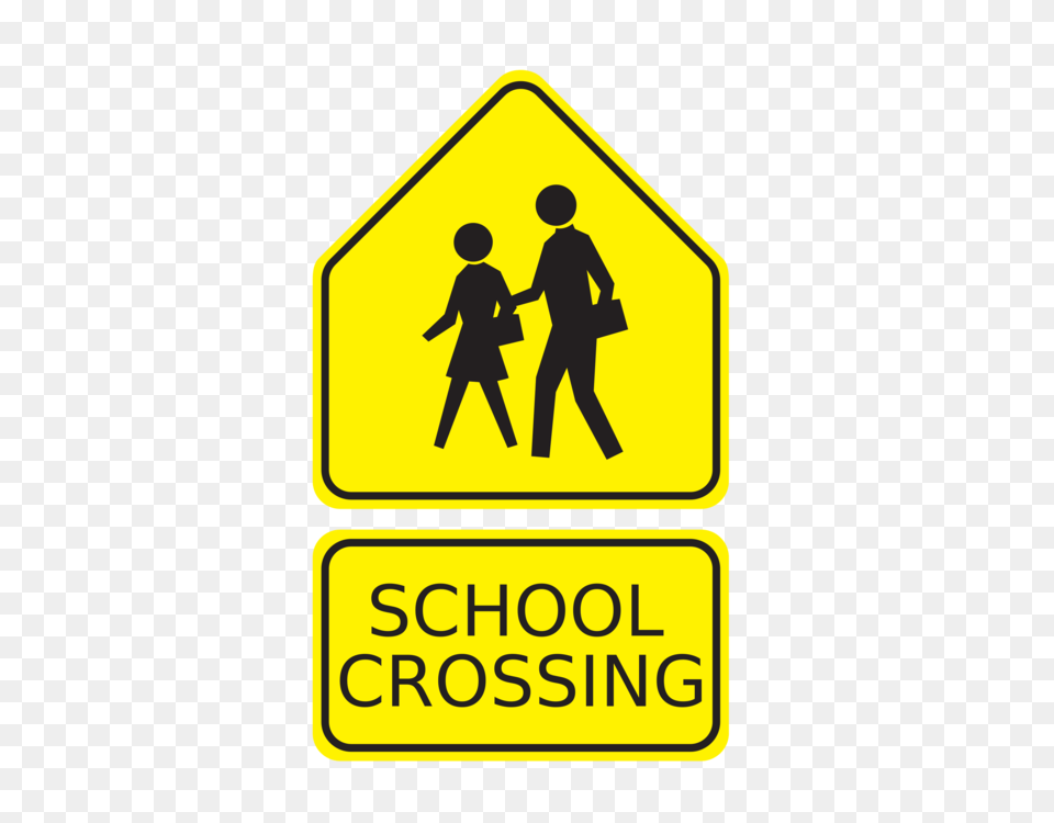 Oklahoma City Public Schools School Zone Pedestrian Crossing, Sign, Symbol, Adult, Boy Free Png Download