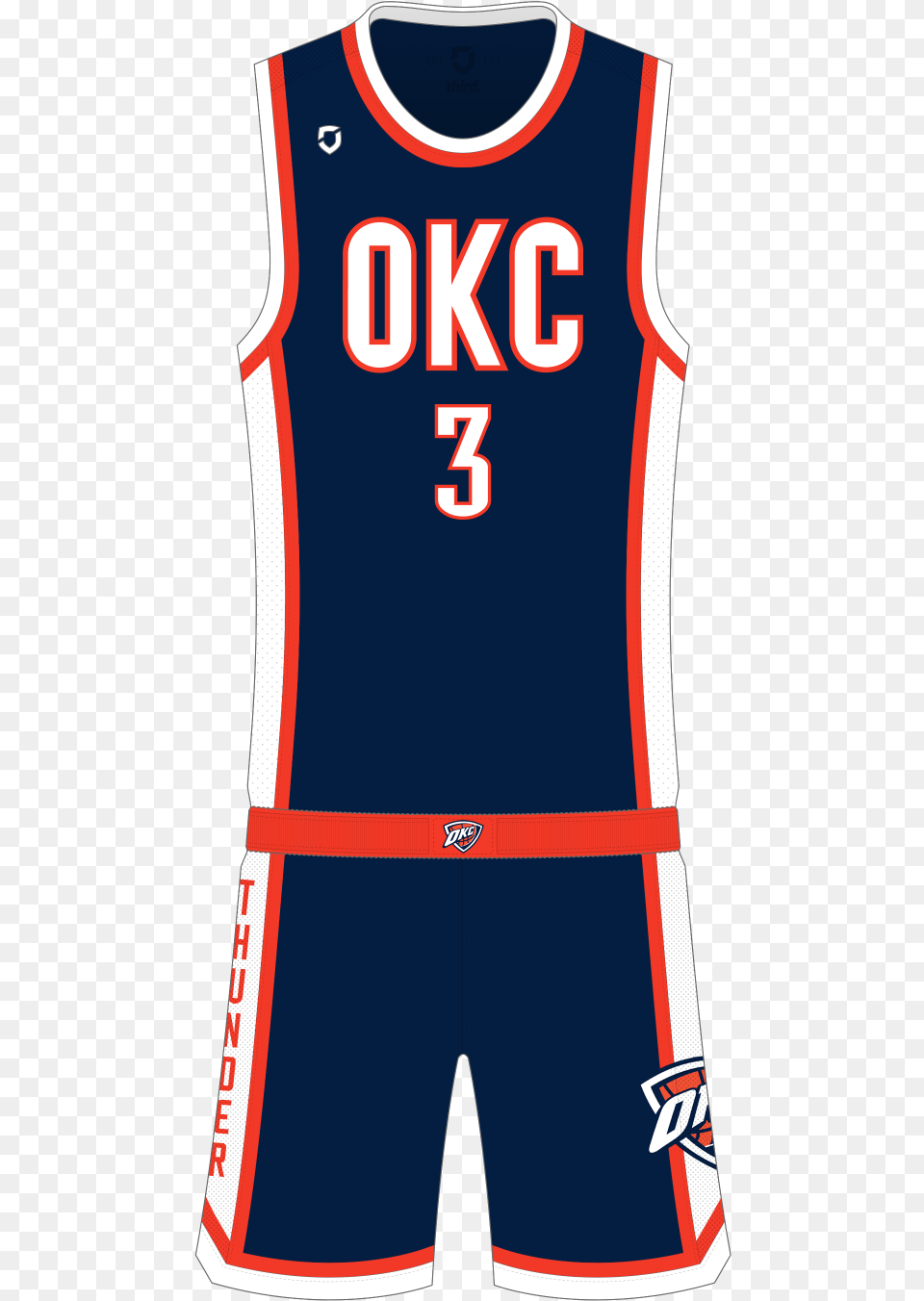 Oklahoma City Thunder Away Uniformes De Basquetbol Sonics, Clothing, Shirt, Shorts, Jersey Free Png