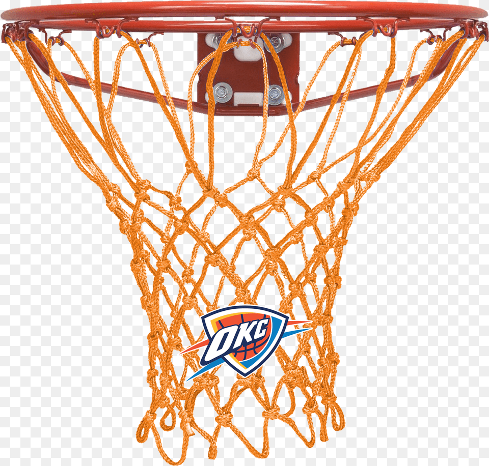 Oklahoma City Thunder Basketball Net Basketball Net Colored, Hoop Png