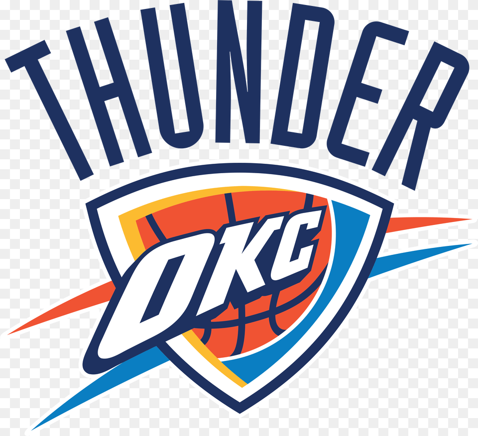Oklahoma City Thunder Logo, Emblem, Symbol Free Transparent Png