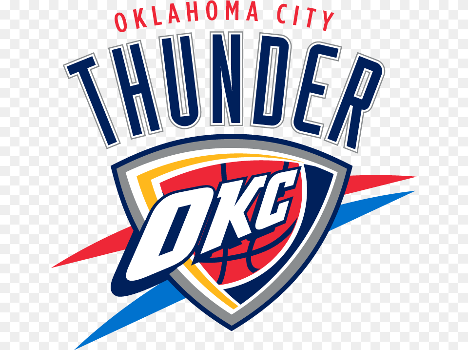 Oklahoma City Thunder Logo 2017, Emblem, Symbol, Badge, Food Free Transparent Png