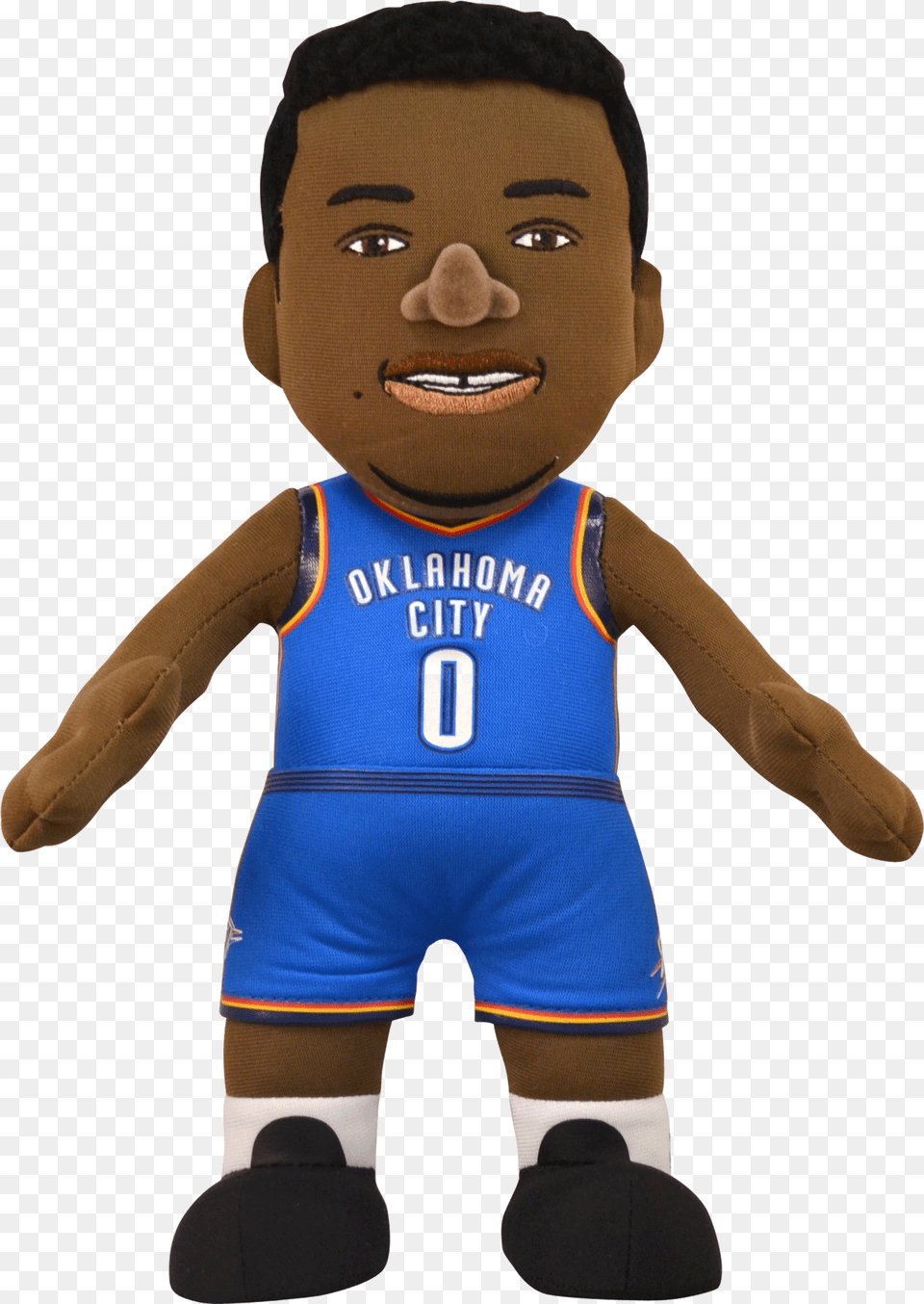 Oklahoma City Thunder Russell Westbrook 10quot Plush Bleacher Creatures Russell Westbrook, Toy, Boy, Child, Male Free Transparent Png