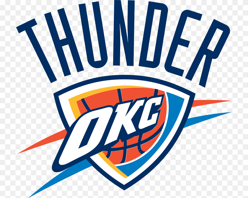 Oklahoma City Thunder Transparent Oklahoma City Thunder, Logo, Emblem, Symbol Free Png Download