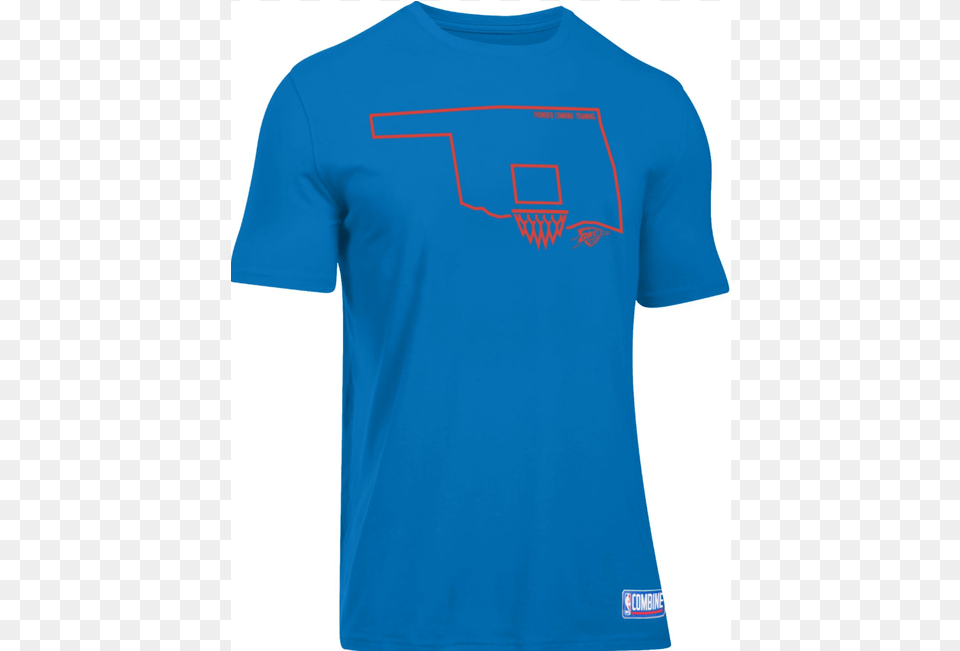 Oklahoma City Thunder Under Armour State Backboard Ion T Shirt, Clothing, T-shirt, Long Sleeve, Sleeve Free Png