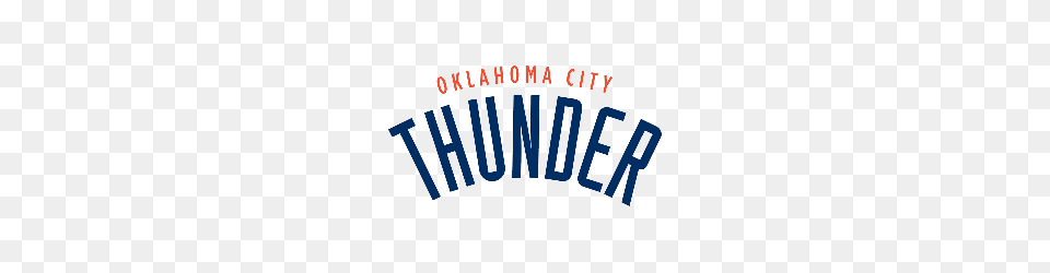 Oklahoma City Thunder Wordmark Logo Sports Logo History, Dynamite, Weapon, Text Png