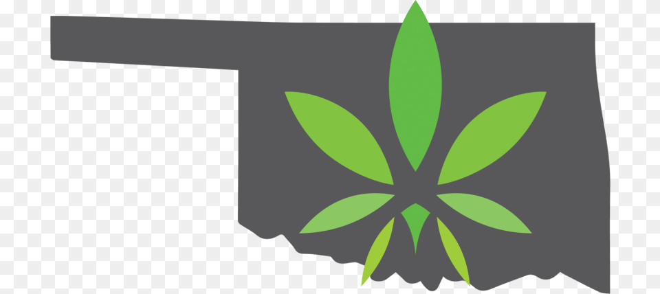 Oklahoma Medical Marijuana Oklahoma Medical Marijuana Emblem, Green, Leaf, Plant, Herbal Free Png Download