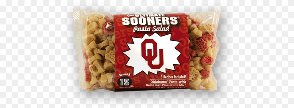 Oklahoma Sooners Pasta Salad Oklahoma Pasta, Food, Snack, Ketchup Png Image