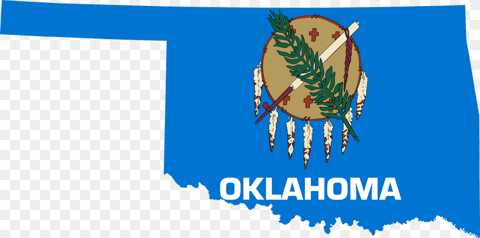 Oklahoma State Flag Map, Plant, Tree, Vegetation Free Transparent Png