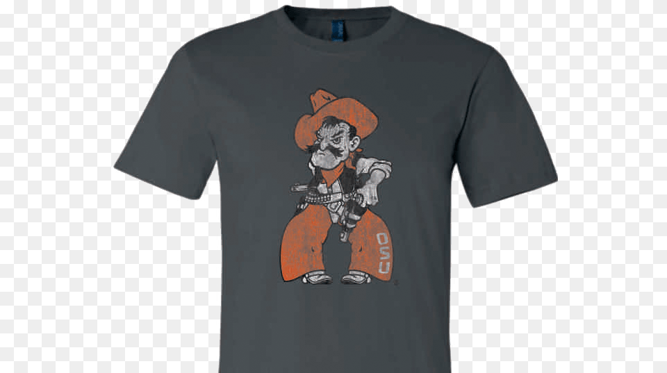 Oklahoma State November 2017 Big Pete Cartoon, Clothing, T-shirt, Baby, Person Free Transparent Png