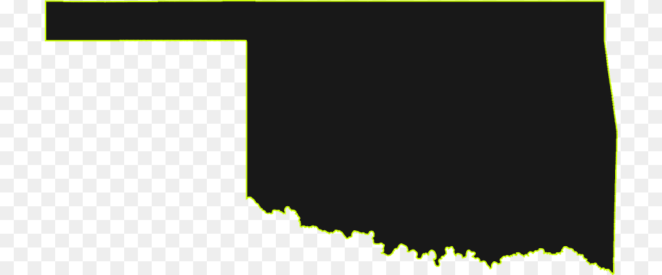 Oklahoma State Outline Oklahoma State Shape Clipart, Green, Text, Outdoors Free Transparent Png