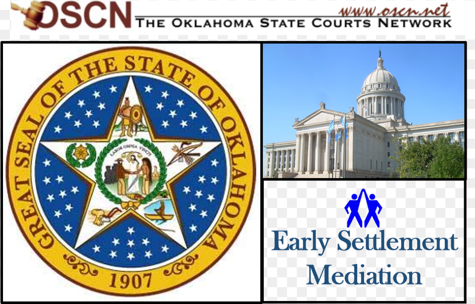 Oklahoma State Seal 2019, Architecture, Building, Logo, Symbol Free Png