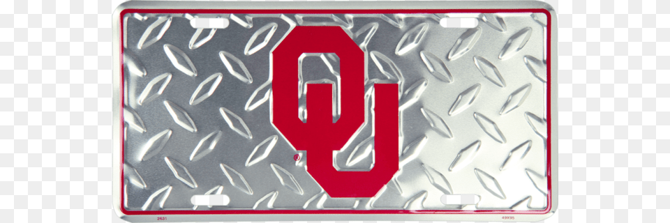 Oklahoma State Sooners Ou Diamond Football 6quotx12quot Aluminum University Of Oklahoma, License Plate, Transportation, Vehicle, Aluminium Png Image