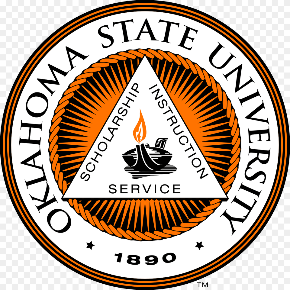 Oklahoma State Universitystillwater, Logo, Badge, Symbol, Emblem Png Image