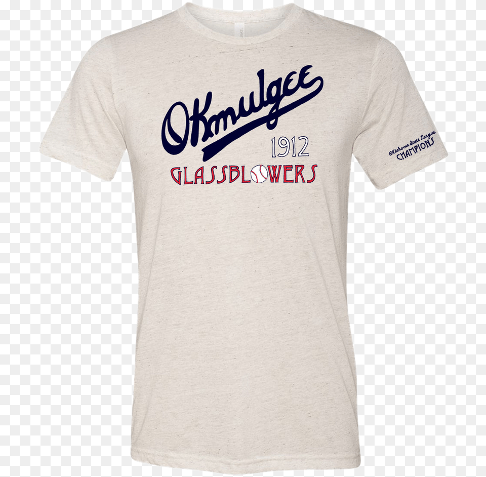 Okmulgee Glassblowers Oklahoma Baseball Vintage T Shirt Active Shirt, Clothing, T-shirt Png