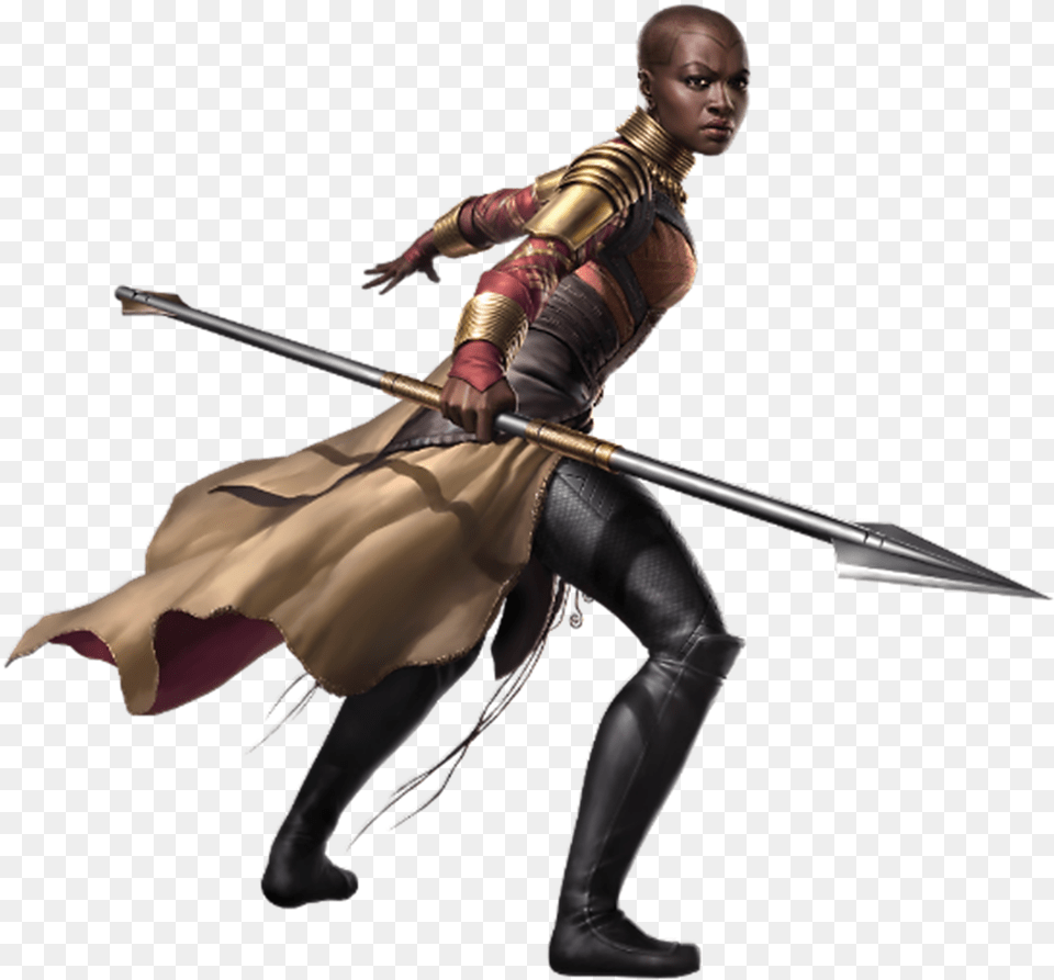 Okoye Avengers Endgame Okoye, Spear, Weapon, Adult, Female Free Transparent Png
