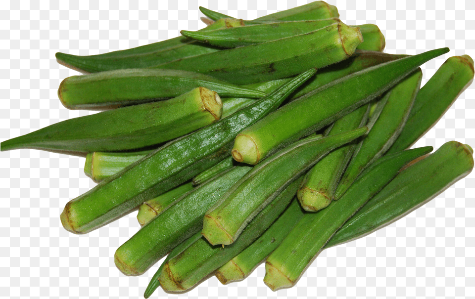 Okra, Food, Plant, Produce, Vegetable Free Png Download