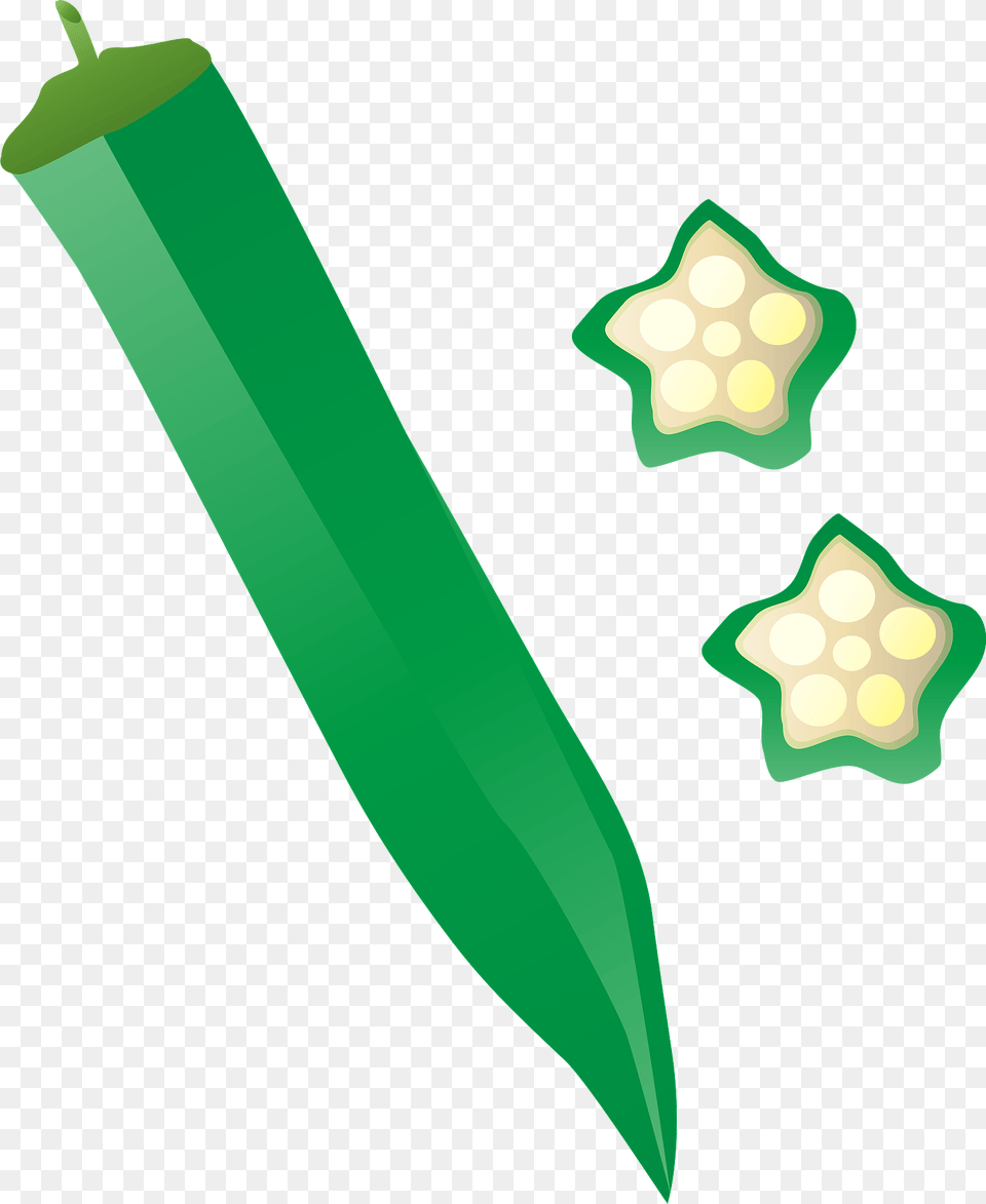 Okra Vegetable Clipart, Blade, Dagger, Knife, Weapon Free Transparent Png