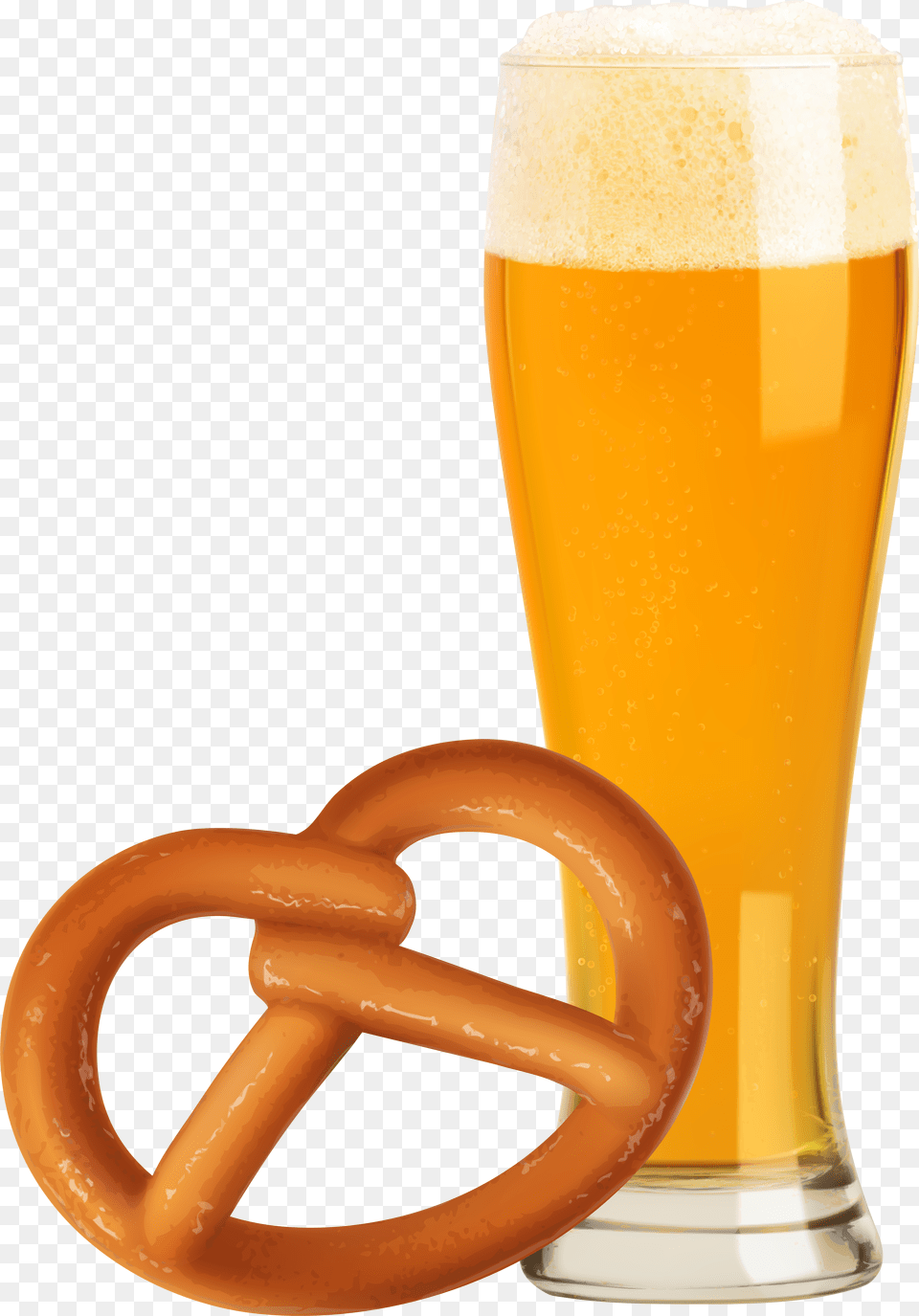 Oktoberfest Beer And Pretzel Transparent Clip Art Image Png