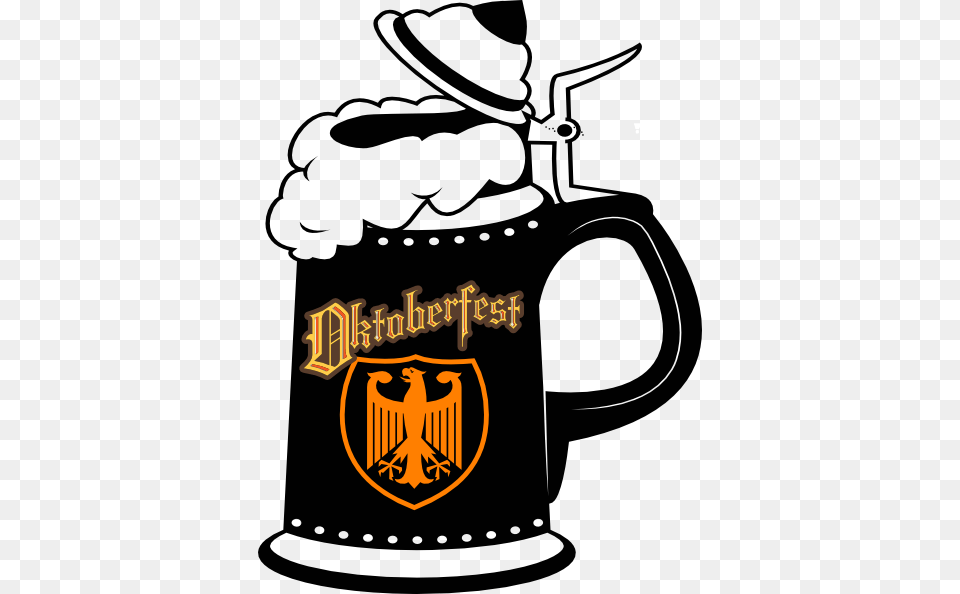 Oktoberfest Beer Mug Clip Art, Cup, Stein, Alcohol, Beverage Free Png