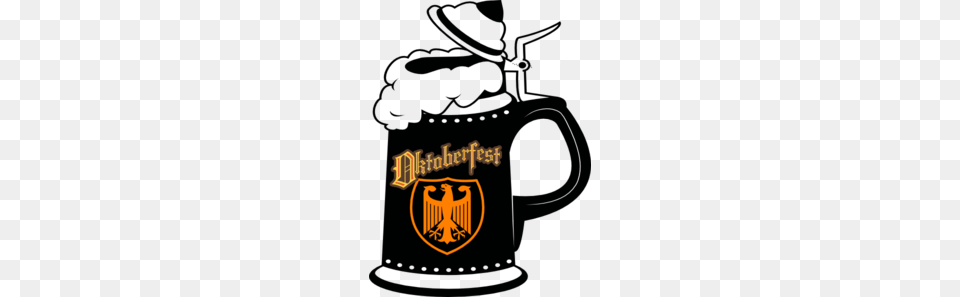 Oktoberfest Beer Mug Clip Art, Logo, Symbol, Emblem Png Image