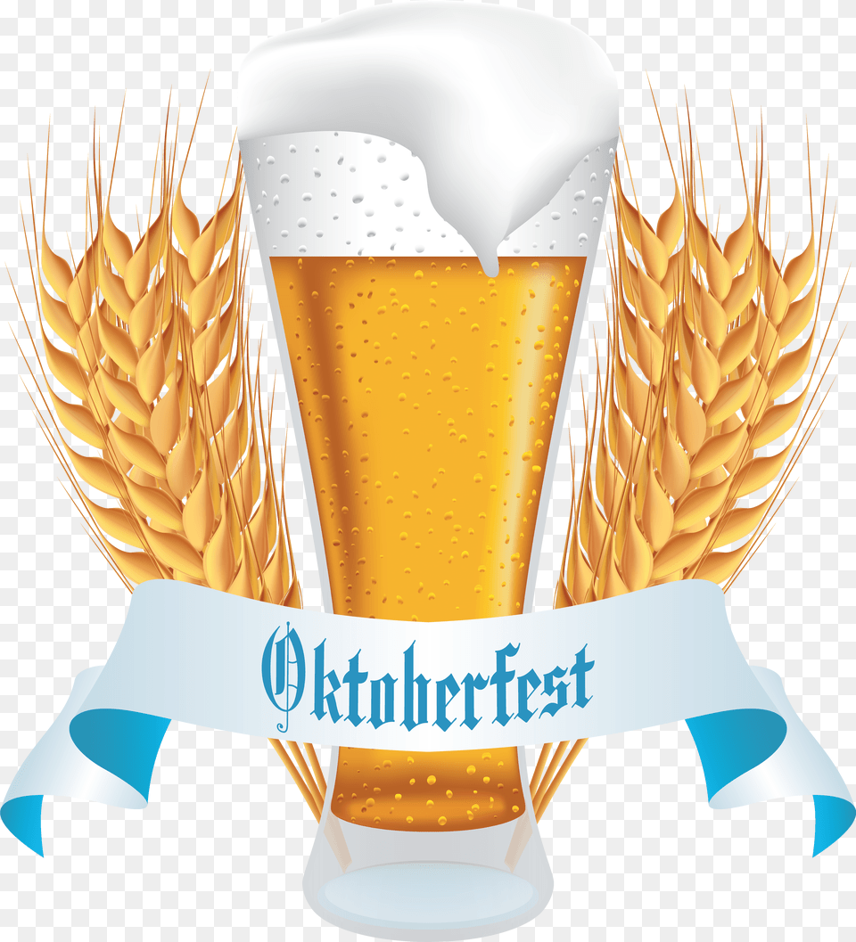 Oktoberfest Beer With Wheat Banner Clipart Image Clip Art Free Transparent Png