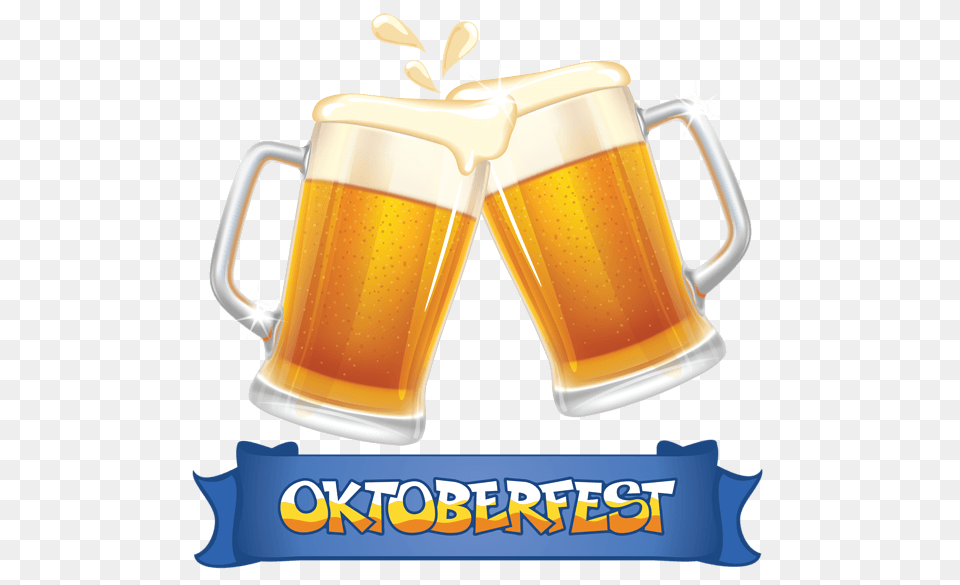 Oktoberfest Pints, Alcohol, Beer, Beverage, Cup Free Png Download