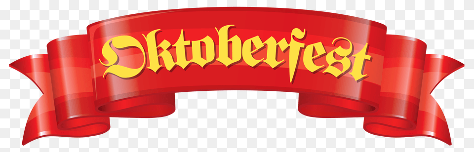 Oktoberfest Red Banner Clipart, Dynamite, Weapon, Text, Logo Free Png