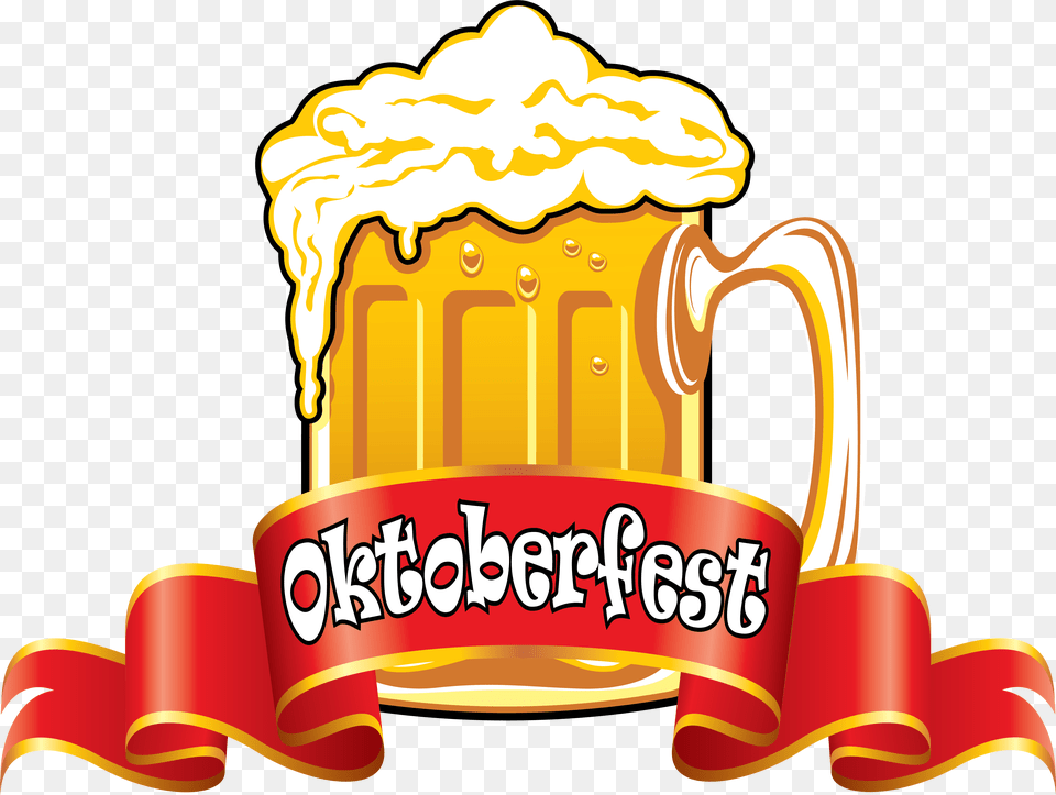 Oktoberfest Red Banner With Beer Image Clipart Oktoberfest Beer, Cup, Dynamite, Weapon, Alcohol Free Png Download