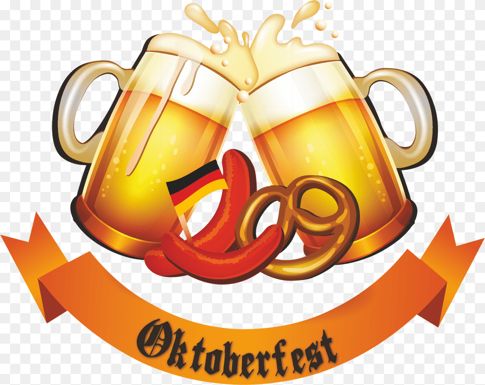 Oktoberfest Vector Invitation Beer Glass Cheers, Alcohol, Beverage, Cup, Lager Free Transparent Png