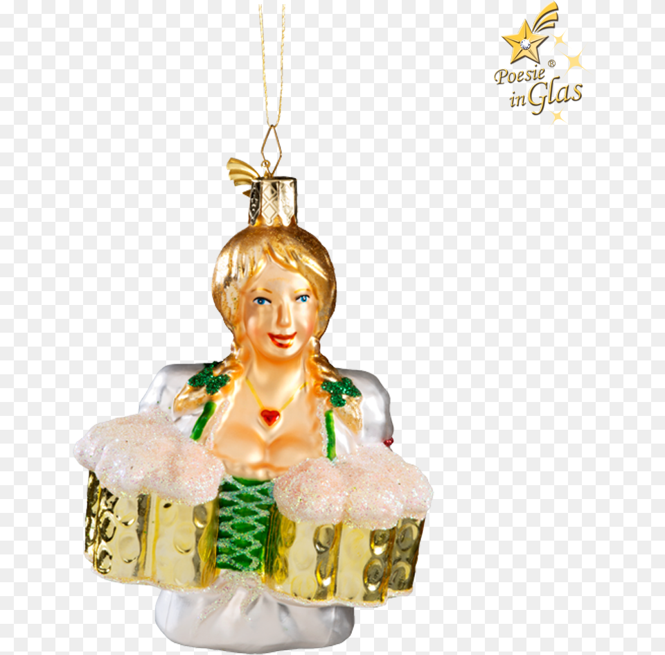 Oktoberfest Waitress Bavarian Waitress Ornament, Accessories, Figurine, Doll, Toy Png