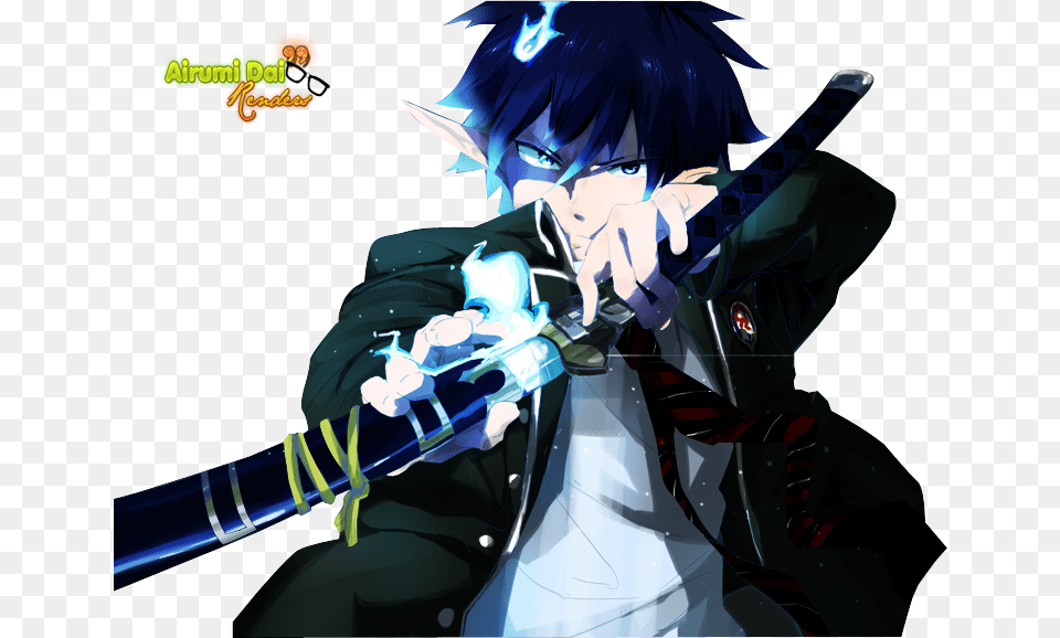 Okumura Rin Blue Exorcist Wallpaper Phone, Book, Comics, Publication, Person Png