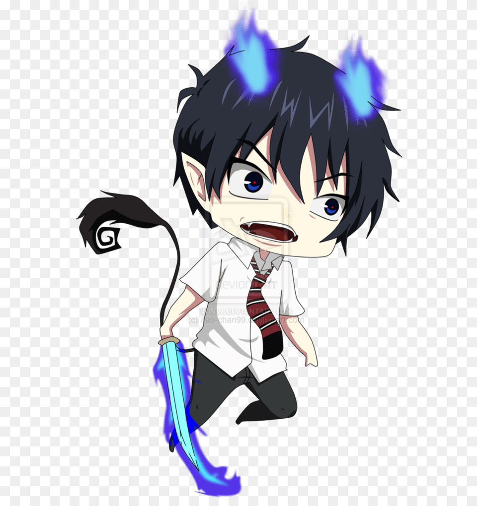 Okumura Rin Chibi Rin Okumura Rin Chibi, Book, Comics, Publication, Baby Free Png