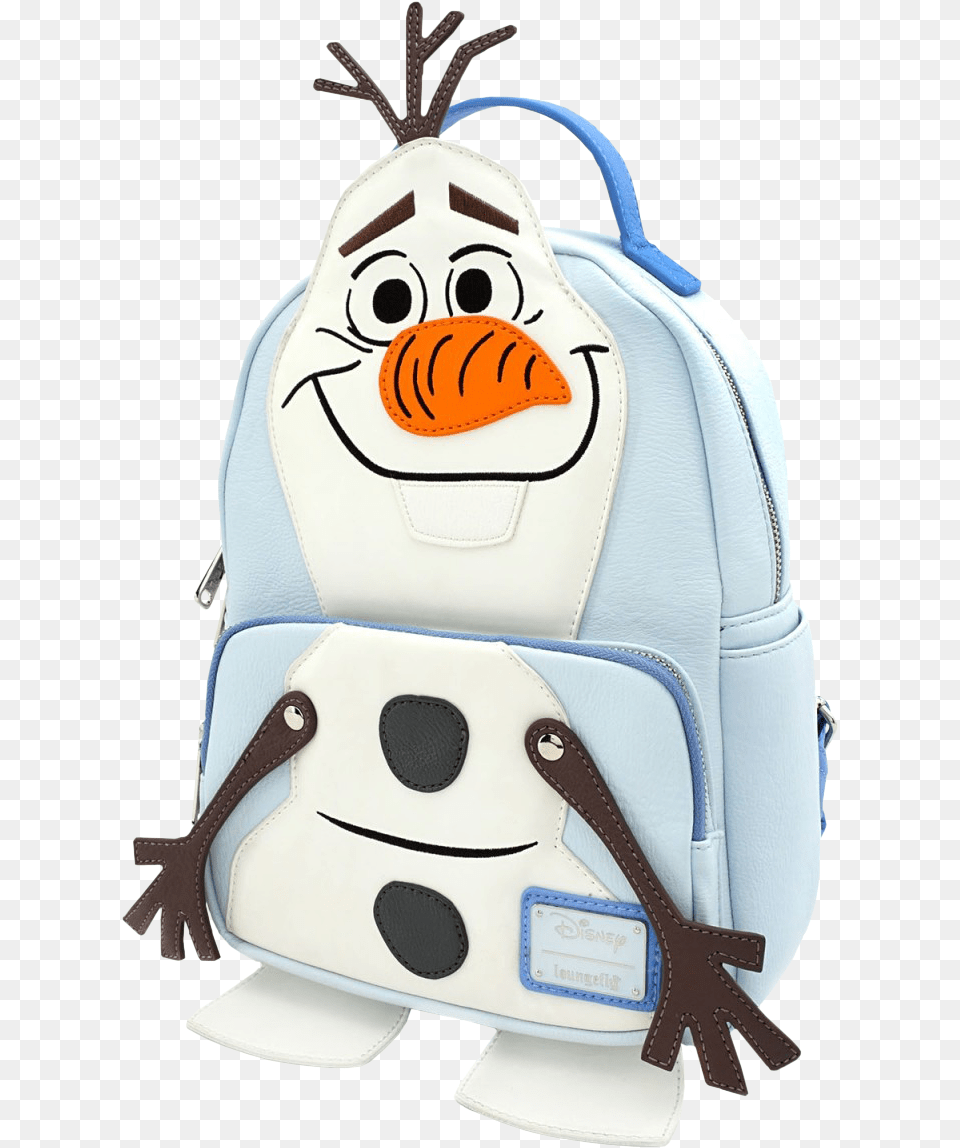 Olaf 12 Faux Leather Mini Backpack Olaf Loungefly Mini Backpack, Bag, Accessories, Handbag Free Transparent Png