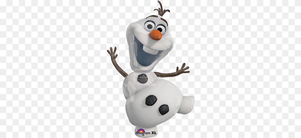 Olaf Balloon, Nature, Outdoors, Snow, Snowman Free Png Download