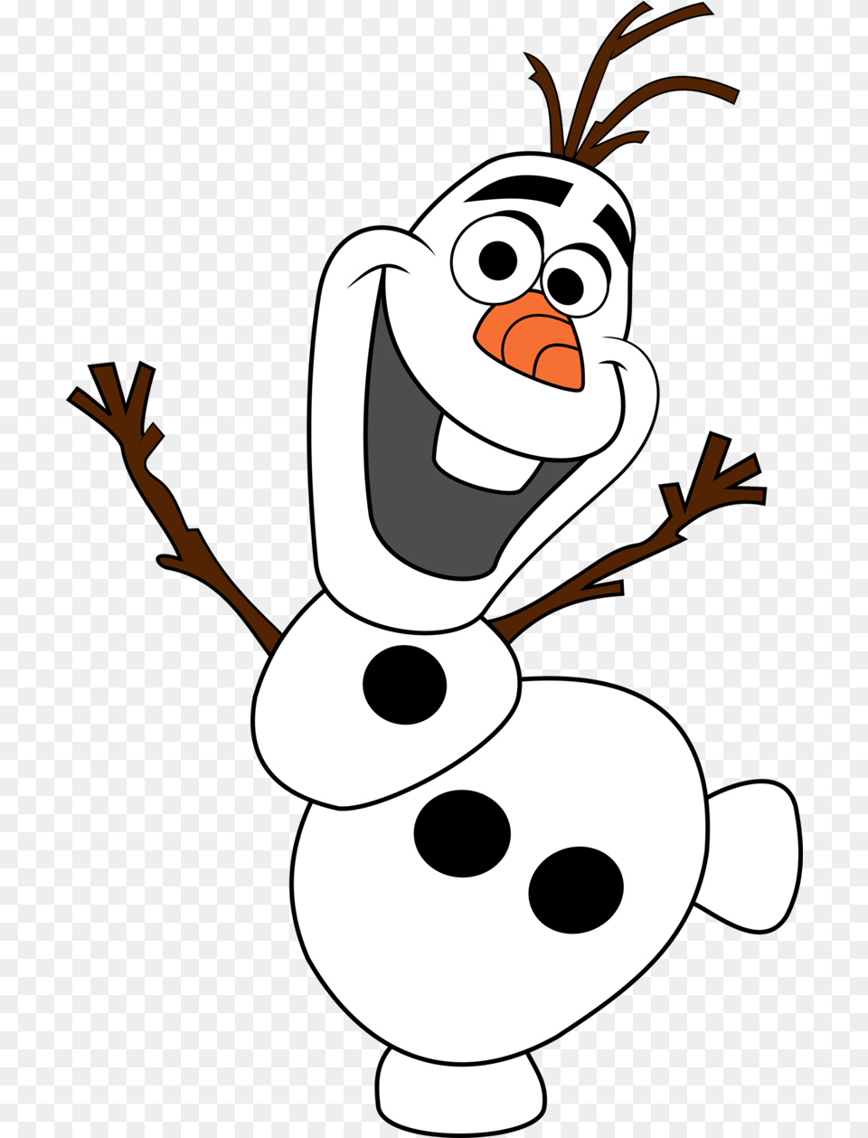 Olaf Cute Image Olaf Frozen Cartoon, Winter, Outdoors, Nature, Snow Free Png