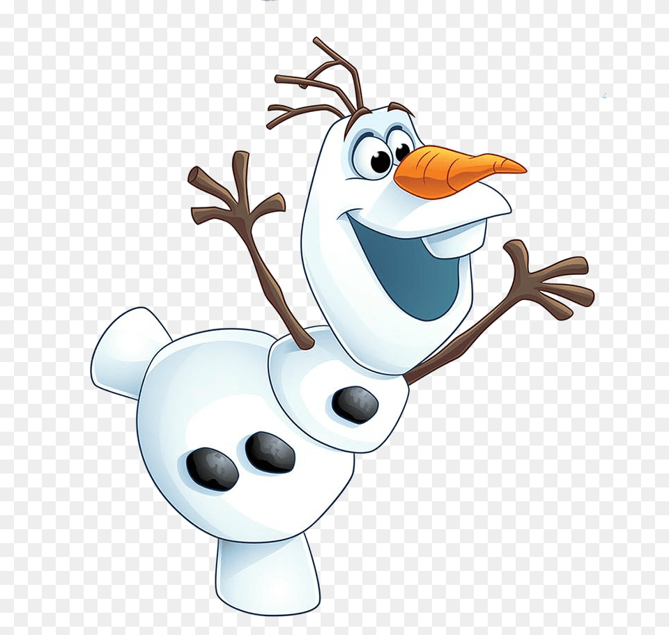 Olaf Freetoedit, Cartoon, Outdoors, Nature, Snow Free Png Download