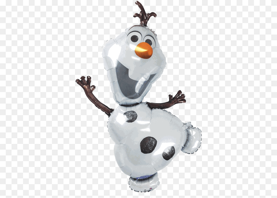 Olaf Frozen Mylar Balloon, Nature, Outdoors, Winter, Snow Free Png