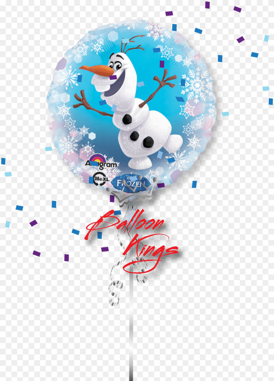 Olaf Round Eisknigin Olaf, Balloon, Nature, Outdoors, Snow Free Transparent Png