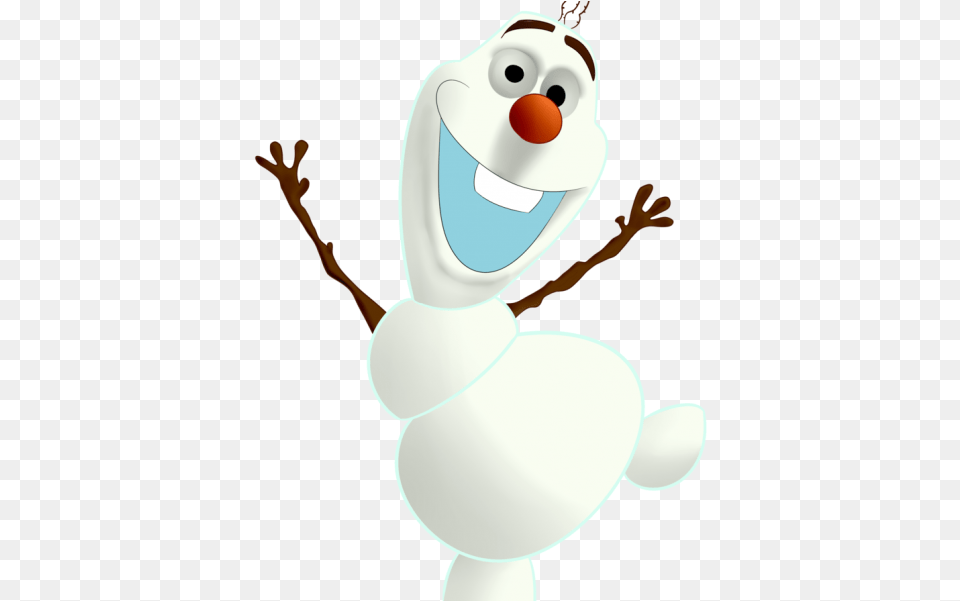 Olaf Snowman Transparent Images Fictional Character, Winter, Outdoors, Nature, Cartoon Png Image