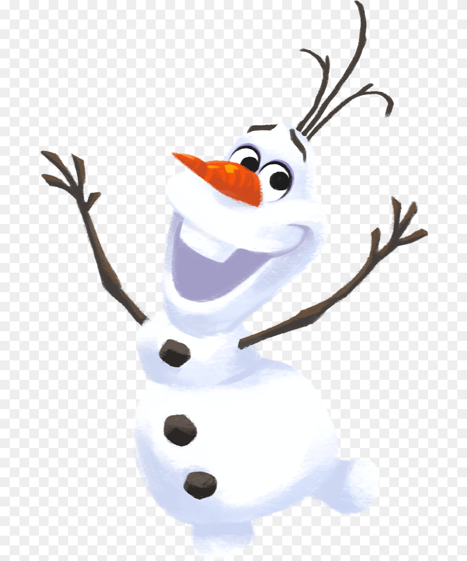 Olaf Sticker, Nature, Outdoors, Winter, Snow Free Png Download