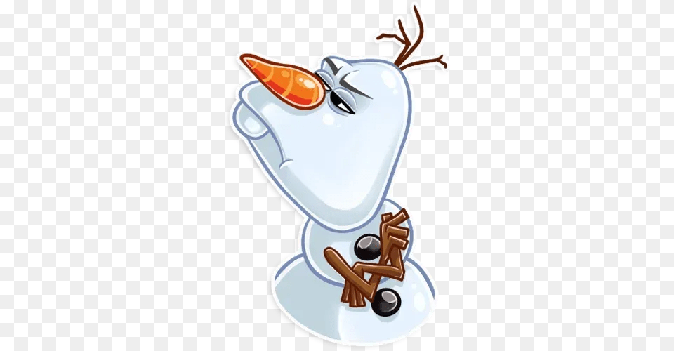 Olaf Whatsapp Stickers Stickers Cloud Olaf Stickers Whatsapp, Art, Smoke Pipe, Cartoon, Cream Png Image