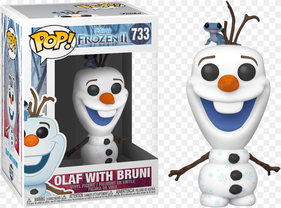 Olaf With Bruni Pop Vinyl Figure, Toy, Nature, Outdoors, Plush Free Png Download