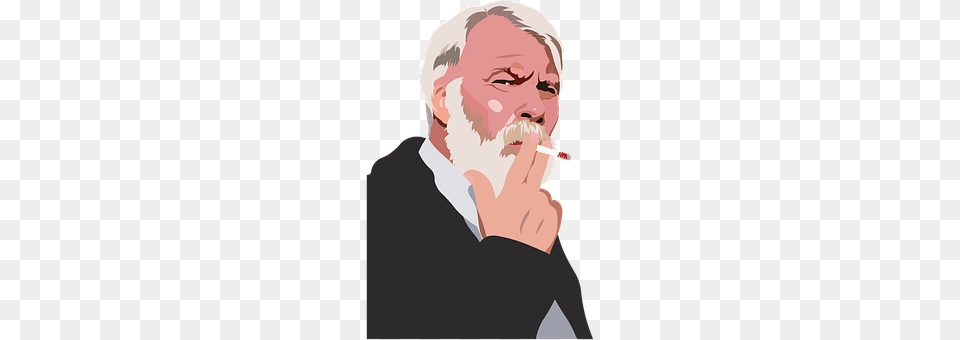Old Face, Head, Person, Smoke Free Png Download