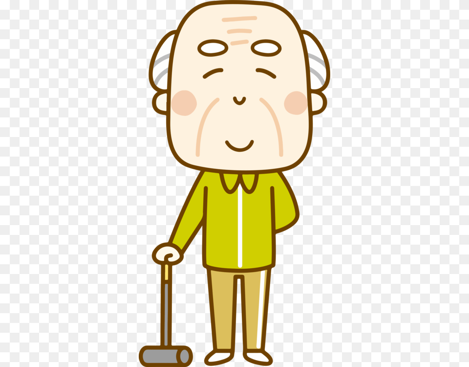 Old Age Home Grandparent Cartoon Family, Person, Face, Head Free Png Download