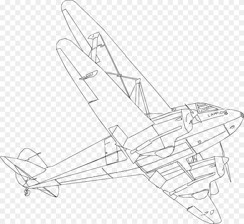 Old Airplane Airplane Airplane, Gray Png Image