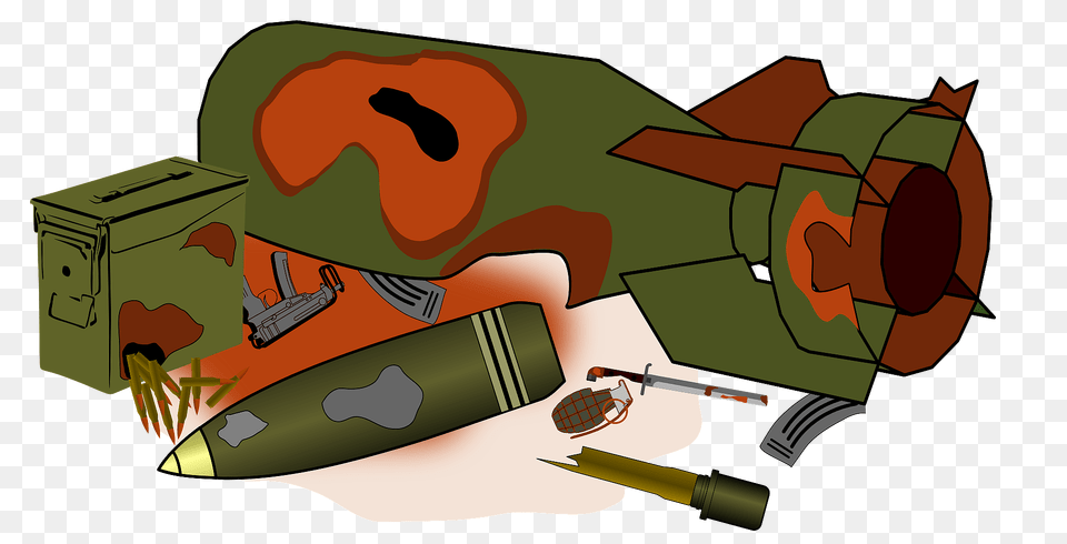 Old Ammo Weapon Stash Clipart, Ammunition Png