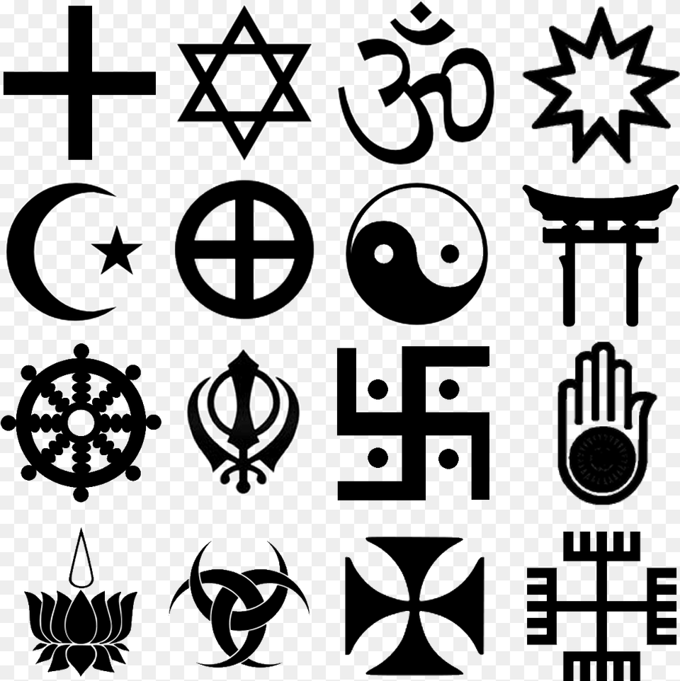 Old And New Religions, Symbol, Blackboard Free Transparent Png