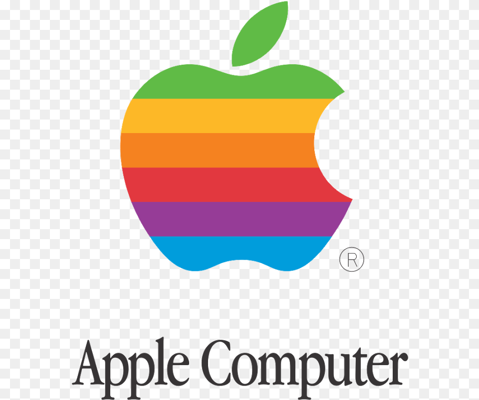 Old Apple Computer Logo, Food, Fruit, Plant, Produce Free Png Download