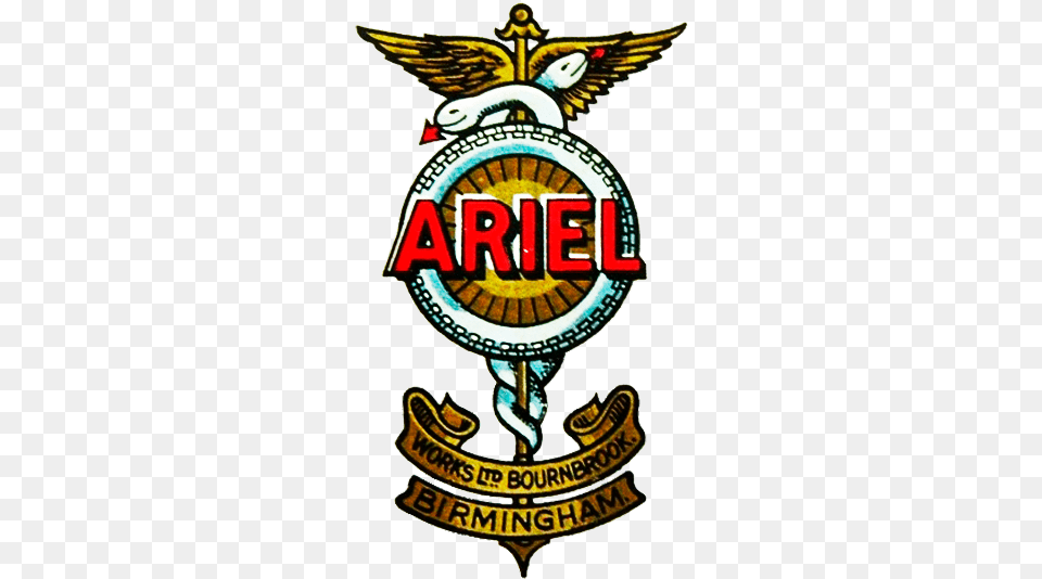 Old Ariel Logo Gambar Ariel Motorrad Logo, Badge, Emblem, Symbol, Dynamite Free Png