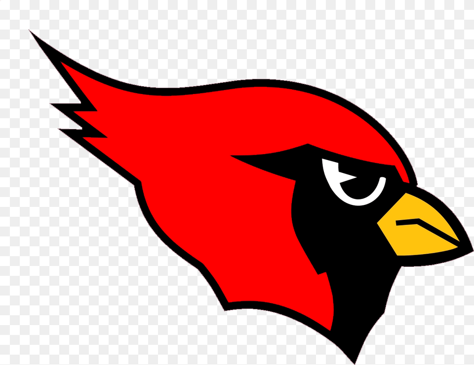 Old Arizona Cardinals Logo, Animal, Beak, Bird, Adult Png Image